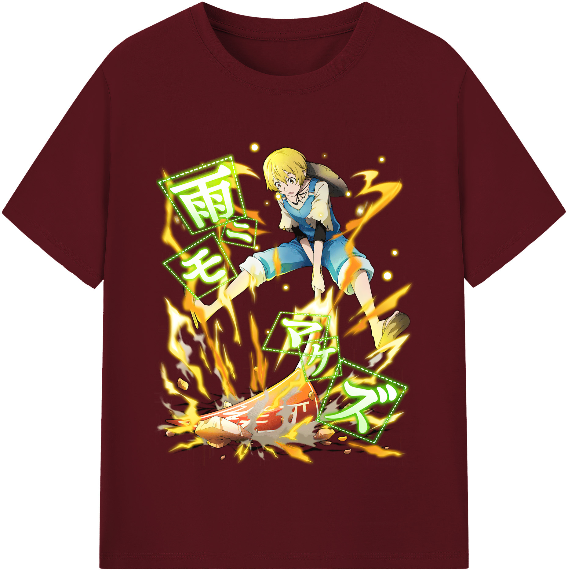 （画像用） 文豪ストレイドッグス Bungo Stray Dogs 綿100％半袖Tシャツ（フロントプリント）